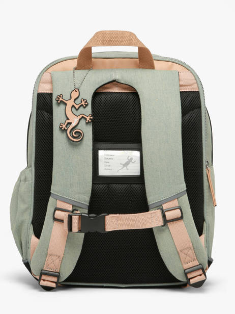 Sac à Dos 2 Compartiment Cameleon Vert vintage fantasy SO40 vue secondaire 5