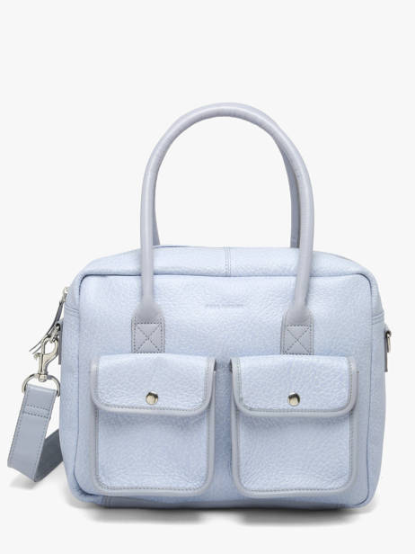 Sac Bandoulière Lavande Cuir Paul marius Bleu lavande DANDYLAV