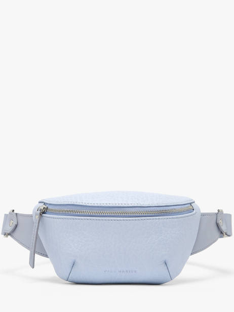 Sac Banane Cuir Paul marius Bleu lavande BANASLAV