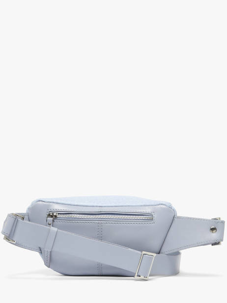 Sac Banane Cuir Paul marius Bleu lavande BANASLAV vue secondaire 3