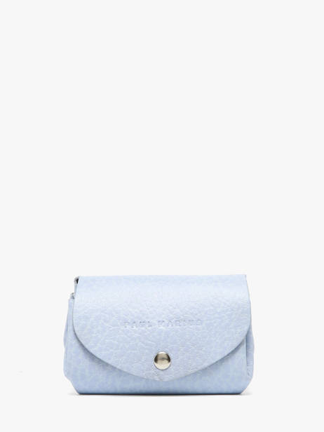 Porte-monnaie Cuir Paul marius Bleu lavande GUSTALAV