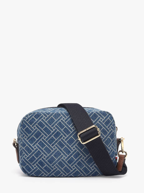 Sac Bandoulière Popette Coton Tommy hilfiger Bleu popette AW18610 vue secondaire 4