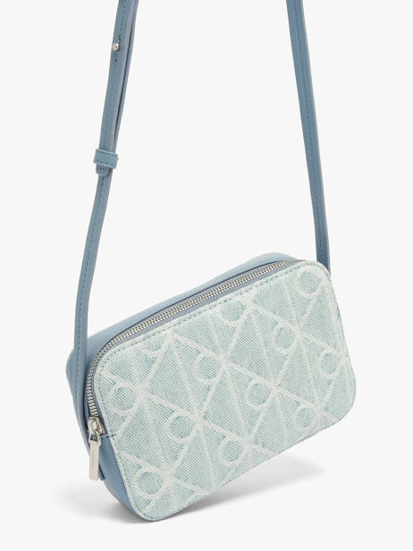 Sac Bandoulière Emblem Denim Coton Calvin klein jeans Bleu emblem denim 4F3430G vue secondaire 2