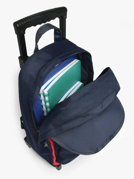 Sac A Dos à Roulettes 2 Compartiments Tann's Bleu les fantaisies g 73328 vue secondaire 3