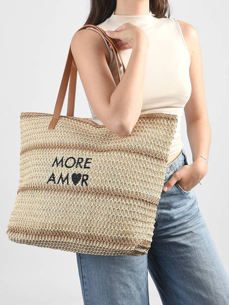 Shoulder Bag Plage Straw Gerard pasquier Brown plage P26031 other view 1