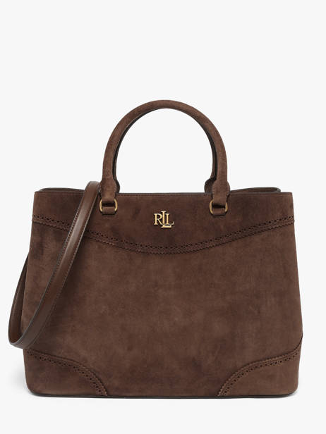 Sac Porté Main Dryden Cuir Lauren ralph lauren Marron dryden 31P15645