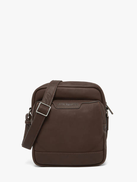 Sac Bandoulière Arthur & aston Marron arsene 9