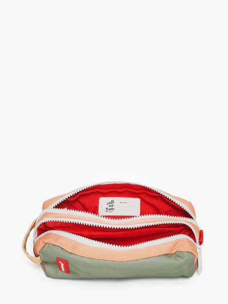 2-compartment Pouch Hello hossy Green cool kids M other view 1