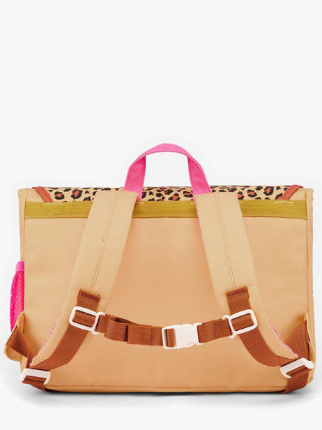 1 Compartment Satchel Hello hossy Brown cool kids 5 other view 4