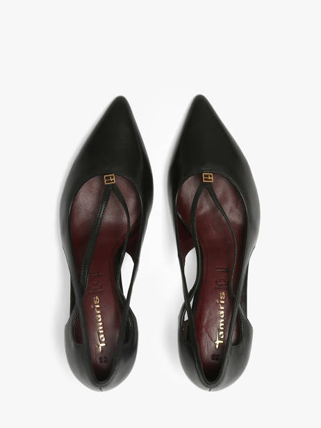 Escarpins à Talon En Cuir Tamaris Noir women 47 vue secondaire 3