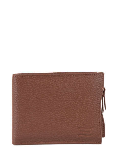 Wallet Leather Crinkles Brown caviar 14260