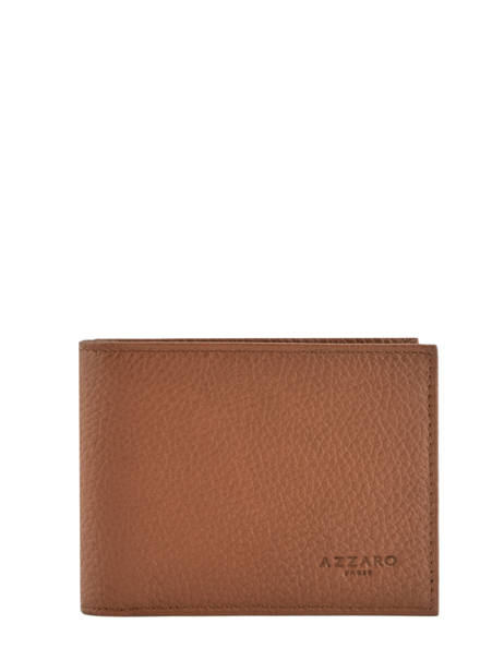 Wallet Leather Azzaro Brown trigger AZ907129