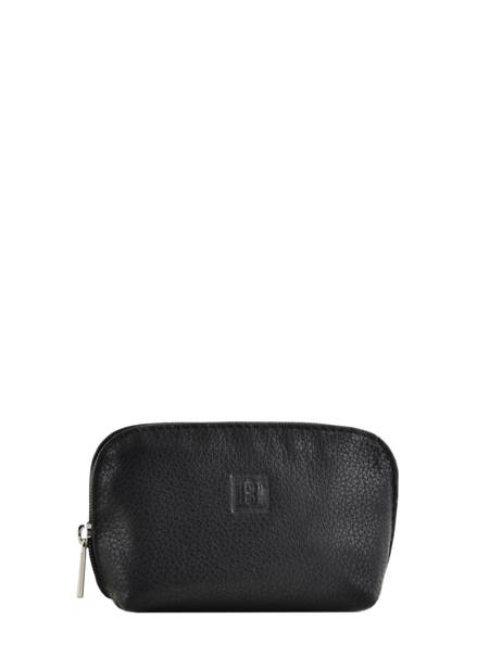 Porte-monnaie Cuir Hexagona Noir confort 467389