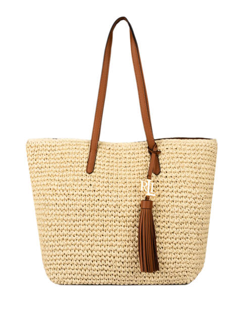 Straw Whitney Tote Bag Lauren ralph lauren Brown dryden 31818856