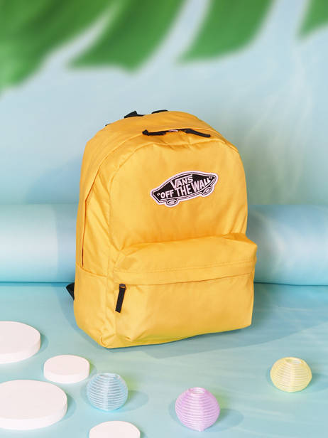 Sac à Dos 1 Compartiment Vans Jaune backpack VN0A3UI6