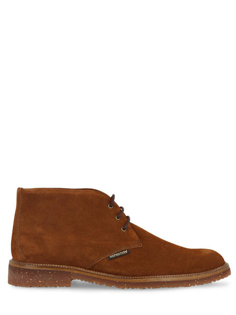 Polo Velours Derbies Mephisto Brown men POLO-V