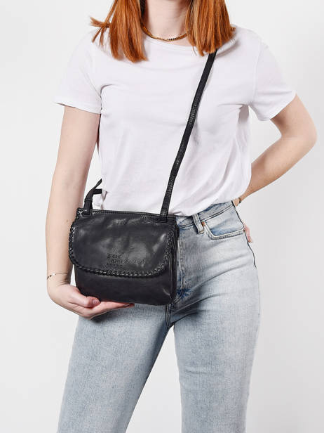 Shoulder Bag Utility Leather Basilic pepper Black utility BUTI05 other view 1