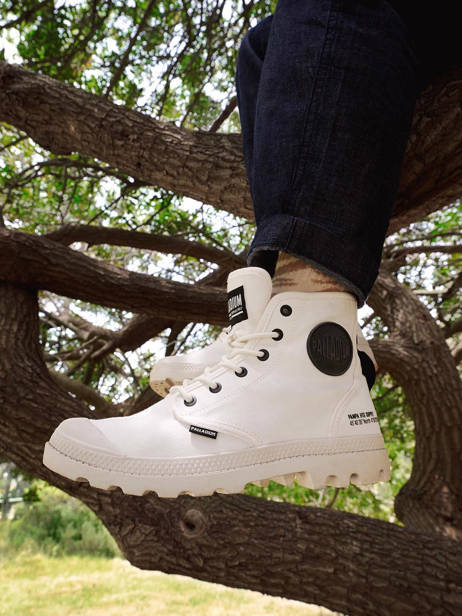 Boots Pampa Hi Htg Palladium Blanc unisex 77356116