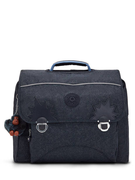 2-compartment  Satchel Kipling Black back to school K00082