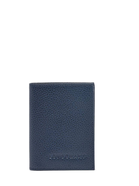 Longchamp Le foulonné Bill case / card case Blue