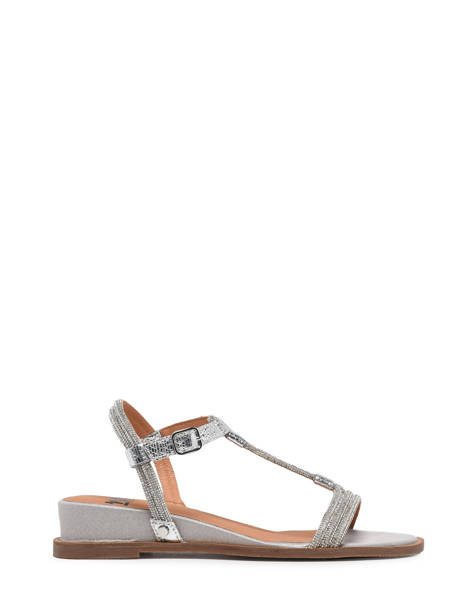 Sandals Olgi In Leather Mam'zelle Silver women CSG2Q24
