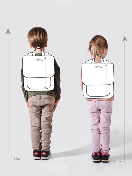 Mini Backpack Laurel Boys Stones and bones Green boys B other view 1