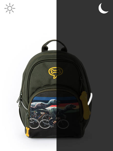 Mini Backpack Laurel Boys Stones and bones Green boys B other view 6