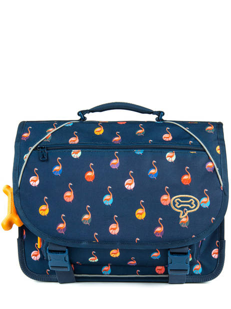 Cartable 2 Compartiments Lily Girls Stones and bones Bleu girls G