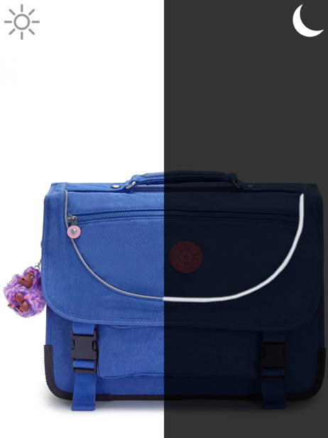 2-compartment Satchel Kipling Blue back to school / pbg PBG12074 other view 5