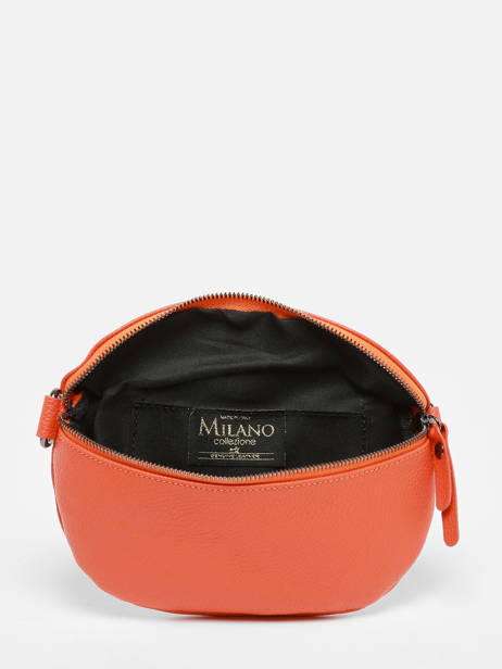 Sac Banane Caviar Cuir Milano Orange caviar CA19091B vue secondaire 3