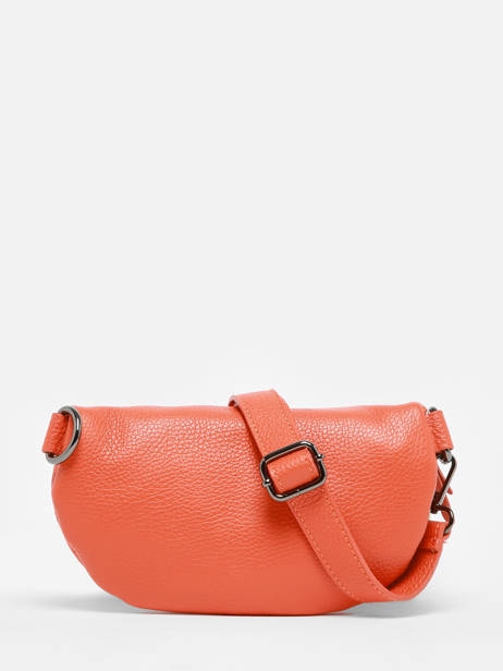 Sac Banane Caviar Cuir Milano Orange caviar CA19091B vue secondaire 4