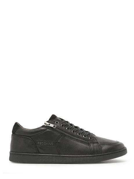 Sneakers Distrait In Leather Redskins Black men DISTRAIT